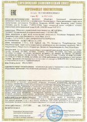 Сертификат на котлы MIURA